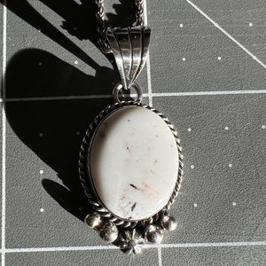 Authentic White Buffalo Turquoise necklace